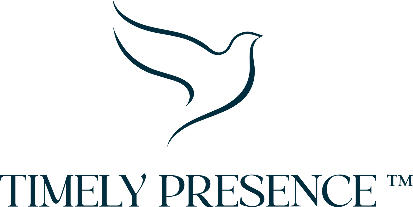The Memory Box DBA Timely Presence logo